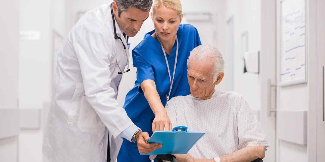 doctor with patient